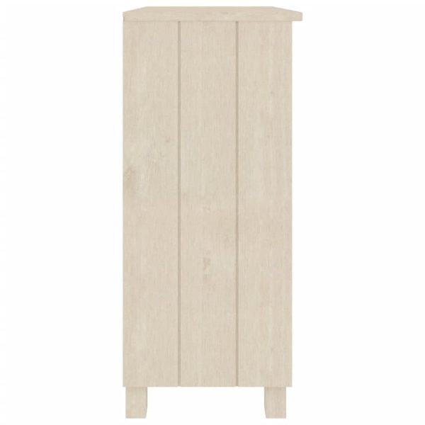 Dressoir Hamar 85X35X80 Cm Massief Grenenhout - Afbeelding 4