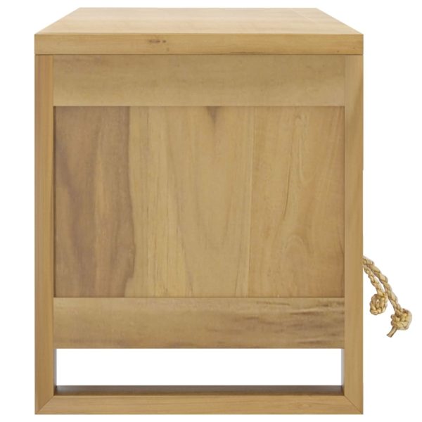 Tv-Meubel 110X30X35 Cm Massief Teakhout - Afbeelding 5