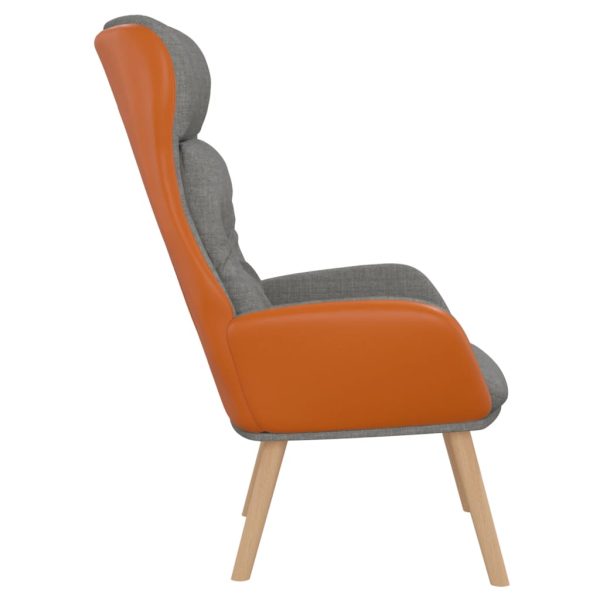 Relaxstoel Stof En Pvc - Afbeelding 4