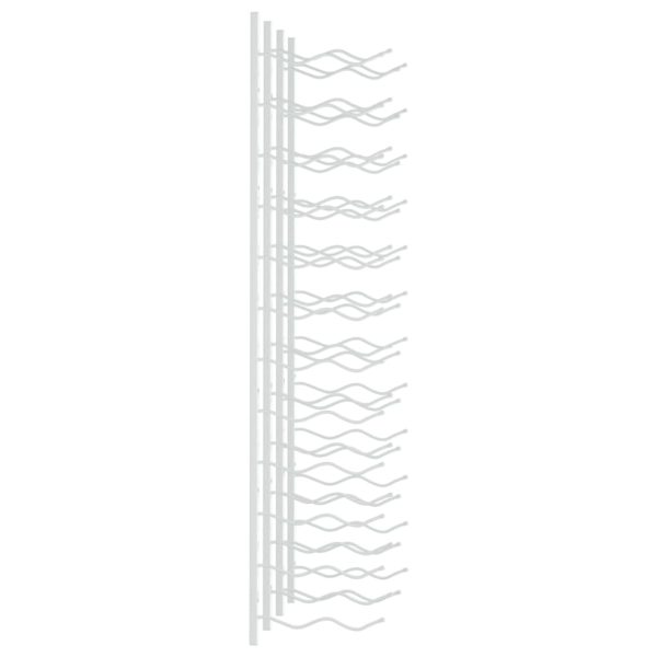 Wijnrekken 2 St Wandmontage Voor 24 Flessen Ijzer Wit - Afbeelding 5