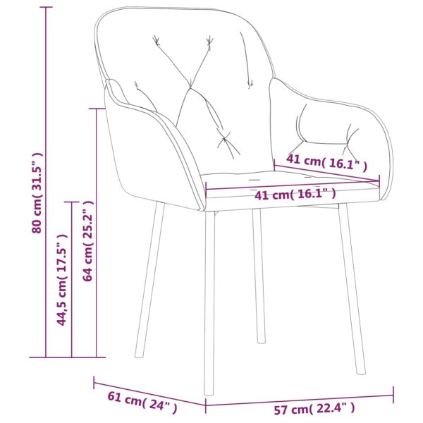 Eetkamerstoelen Fluweel - Afbeelding 9