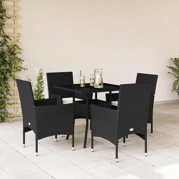 3-Delige Tuinset Met Kussens Poly Rattan En Glas - Afbeelding 18