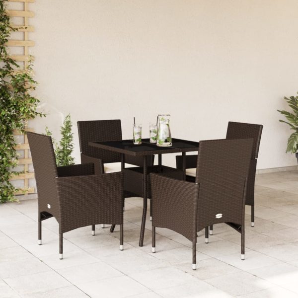 3-Delige Tuinset Met Kussens Poly Rattan En Glas - Afbeelding 21