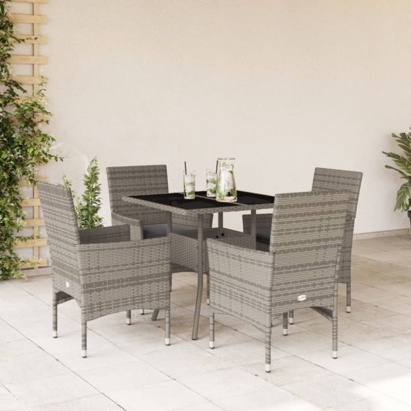 3-Delige Tuinset Met Kussens Poly Rattan En Glas - Afbeelding 20