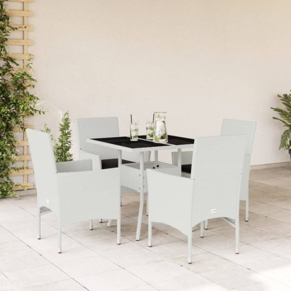 3-Delige Tuinset Met Kussens Poly Rattan En Glas - Afbeelding 17