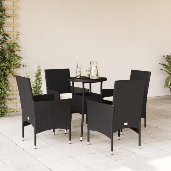 3-Delige Tuinset Met Kussens Poly Rattan En Glas - Afbeelding 16