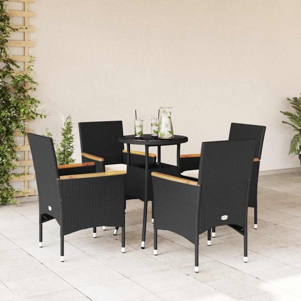 3-Delige Tuinset Met Kussens Poly Rattan En Glas - Afbeelding 15