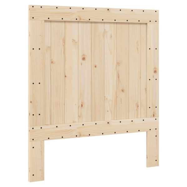 Bedframe Met Hoofdbord Massief Grenenhout 90X200 Cm - Afbeelding 6