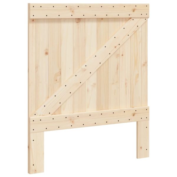 Bedframe Met Hoofdbord Massief Grenenhout 90X200 Cm - Afbeelding 6