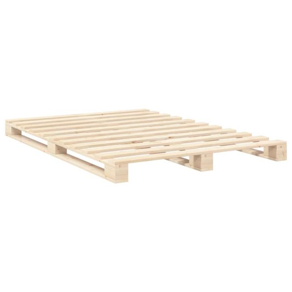 Bedframe Met Hoofdbord Massief Grenenhout 160X200 Cm - Afbeelding 7