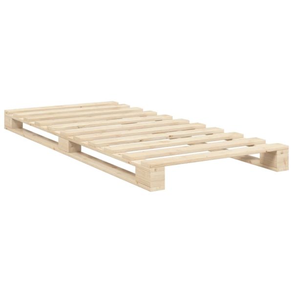 Bedframe Met Hoofdbord Massief Grenenhout 90X200 Cm - Afbeelding 7