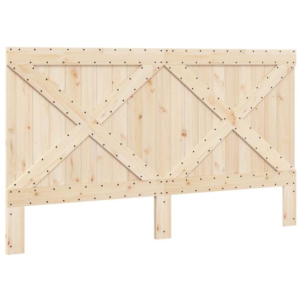 Bedframe Met Hoofdbord Massief Grenenhout 180X200 Cm - Afbeelding 6