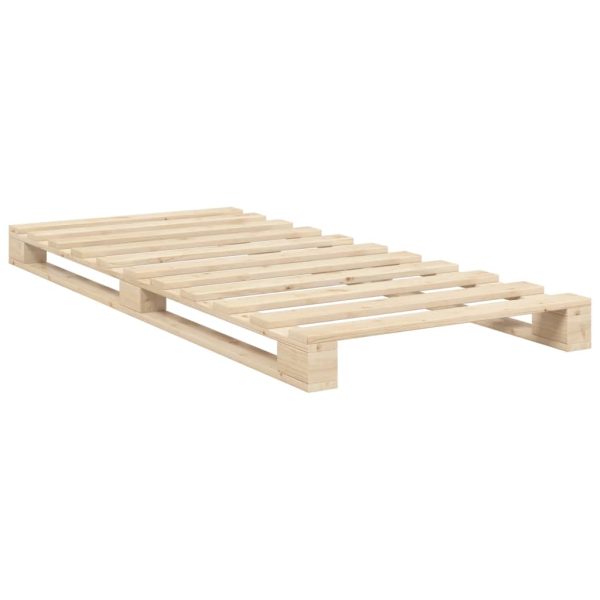 Bedframe Met Hoofdbord Massief Grenenhout 90X200 Cm - Afbeelding 7