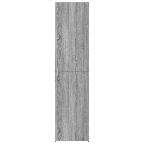 Hoge Kast 45X42,5X185 Cm Bewerkt Hout Eikenkleurig - Afbeelding 4