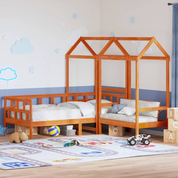 Kinderbedset Met Huisje Massief Grenenhout - Afbeelding 15