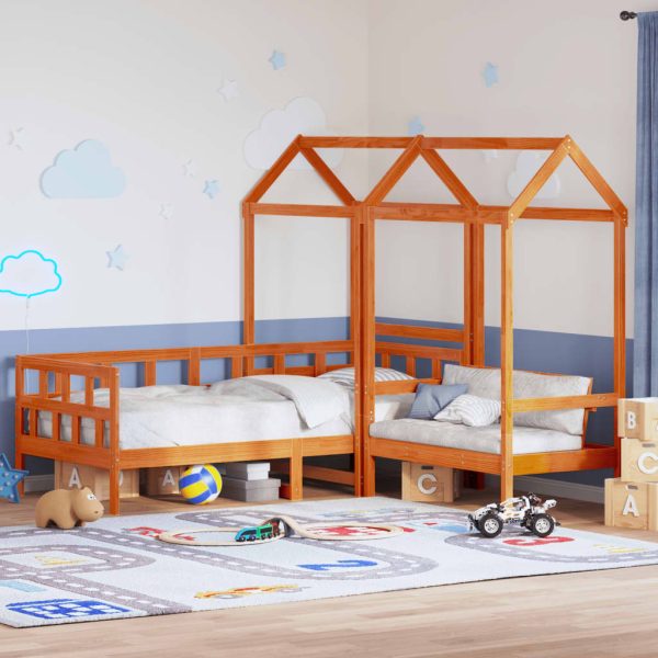 Kinderbedset Met Huisje Massief Grenenhout - Afbeelding 13