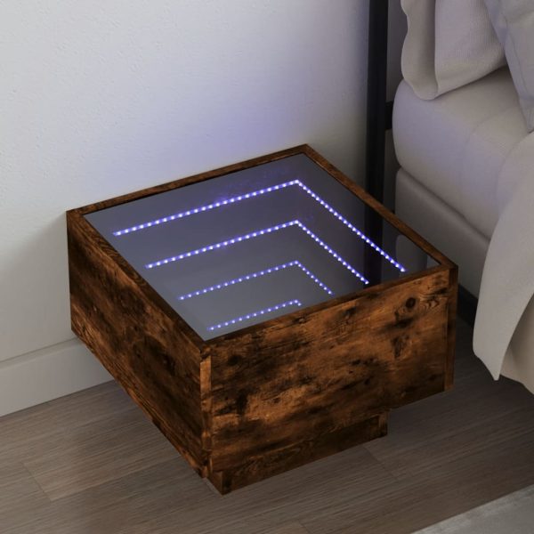 Nachtkastje Met Infinity Led 40X40X30 Cm - Afbeelding 17