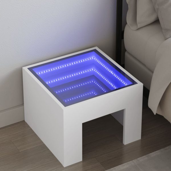 Nachtkastje Met Infinity Led 40X40X30 Cm