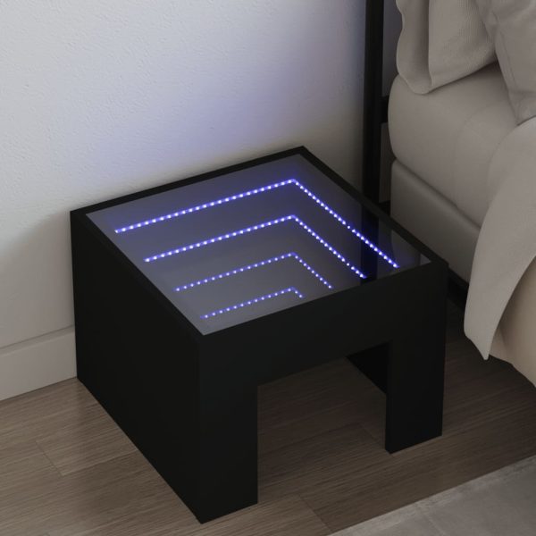 Nachtkastje Met Infinity Led 40X40X30 Cm - Afbeelding 12