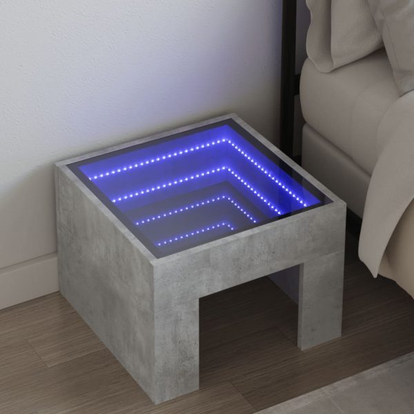 Nachtkastje Met Infinity Led 40X40X30 Cm - Afbeelding 13