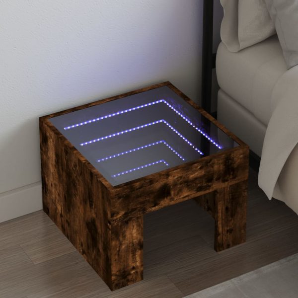 Nachtkastje Met Infinity Led 40X40X30 Cm - Afbeelding 16