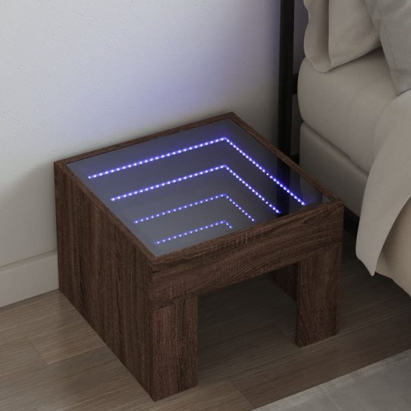 Nachtkastje Met Infinity Led 40X40X30 Cm - Afbeelding 15