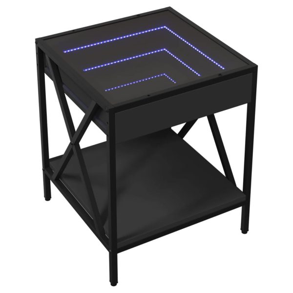 Nachtkastje Met Infinity Led 40X40X49 Cm - Afbeelding 3