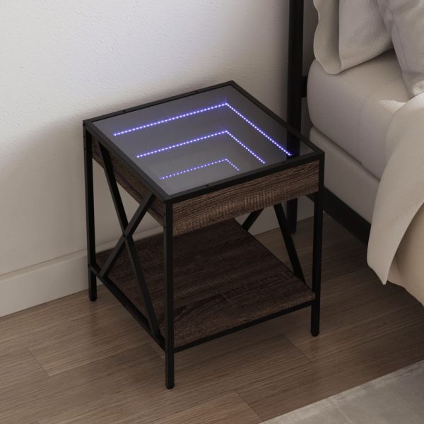 Nachtkastje Met Infinity Led 40X40X49 Cm - Afbeelding 14