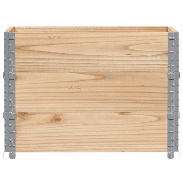 Palletopzetranden Massief Grenenhout - Afbeelding 3