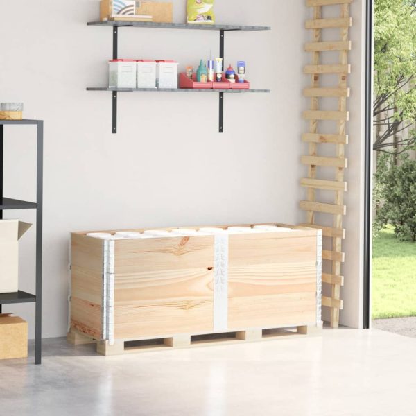 Palletopzetranden Massief Grenenhout - Afbeelding 36