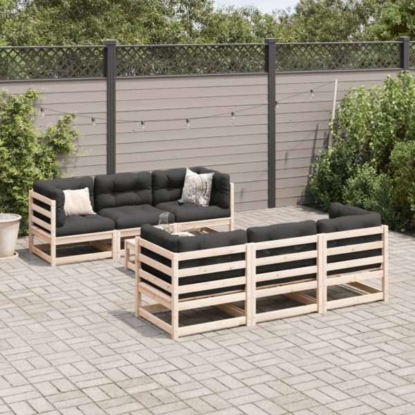 7-Delige Loungeset Massief Grenenhout - Afbeelding 3