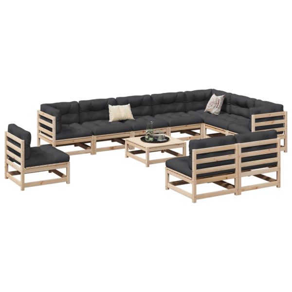 1 Loungeset Massief Grenenhout