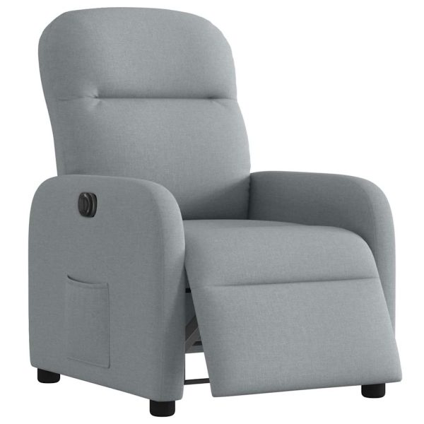 Fauteuil Stof Lichtgrijs - Afbeelding 3