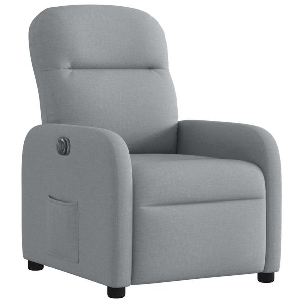 Fauteuil Stof Lichtgrijs - Afbeelding 4