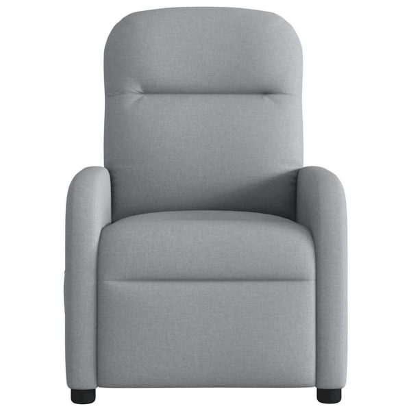 Fauteuil Stof Lichtgrijs - Afbeelding 5