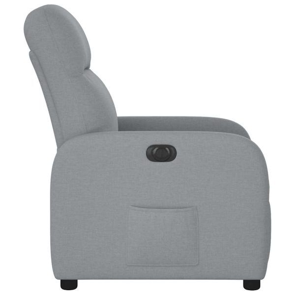 Fauteuil Stof Lichtgrijs - Afbeelding 6