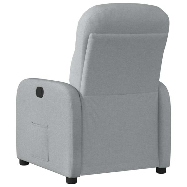 Fauteuil Stof Lichtgrijs - Afbeelding 7