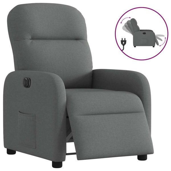 Fauteuil Stof Donkergrijs