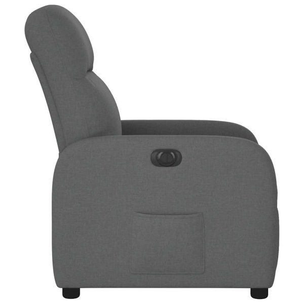 Fauteuil Stof Donkergrijs - Afbeelding 6