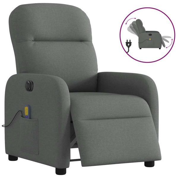 Fauteuil Stof Donkergrijs - Afbeelding 13