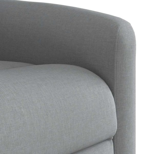 Fauteuil Stof Lichtgrijs - Afbeelding 12