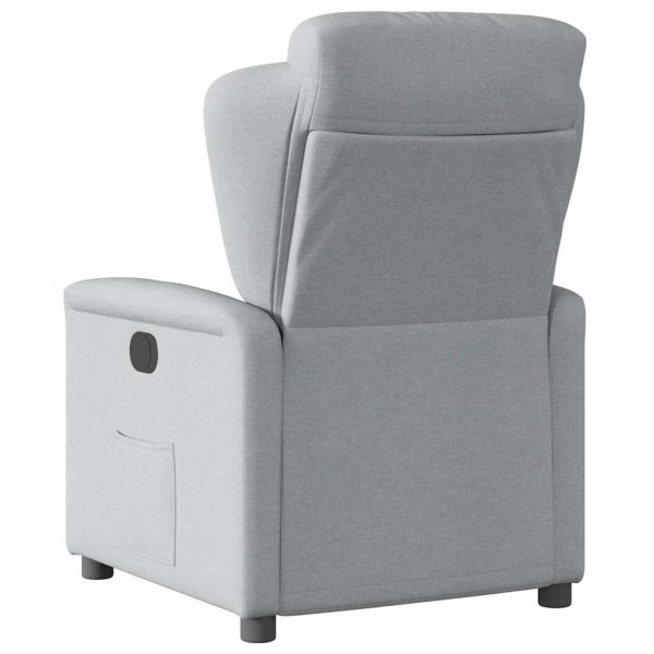 Fauteuil Stof Lichtgrijs - Afbeelding 7