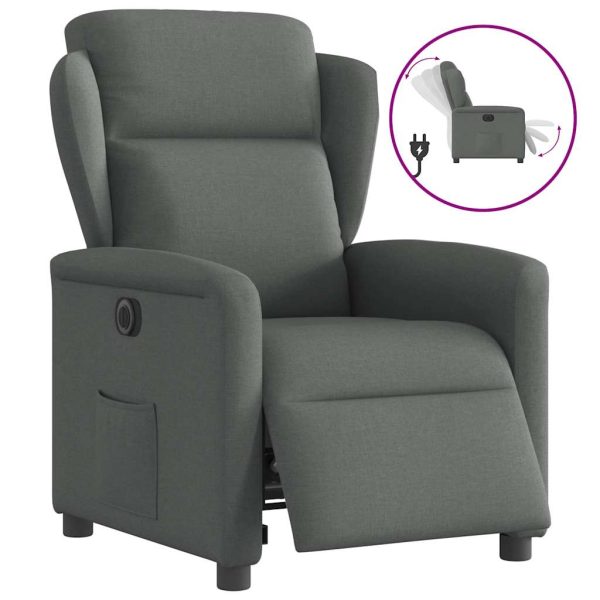 Fauteuil Stof Donkergrijs