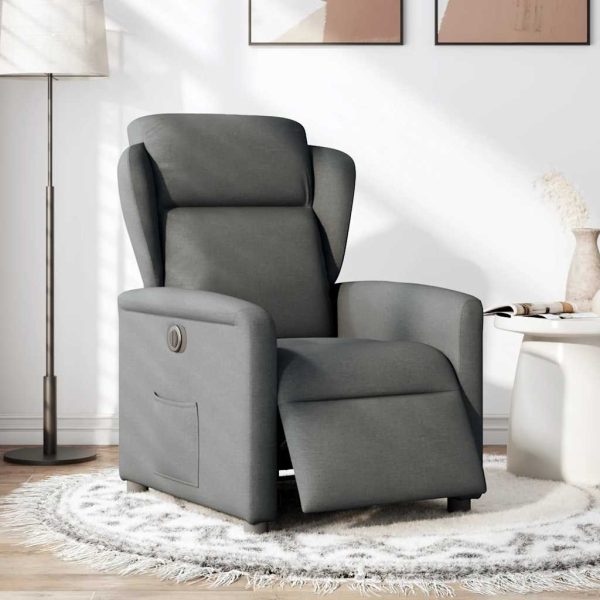 Fauteuil Stof Donkergrijs - Afbeelding 2