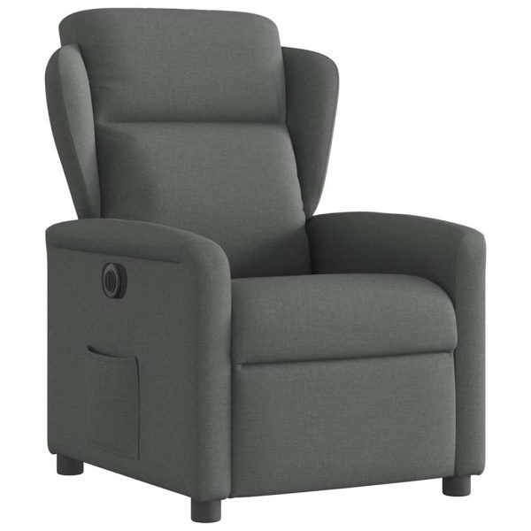 Fauteuil Stof Donkergrijs - Afbeelding 4