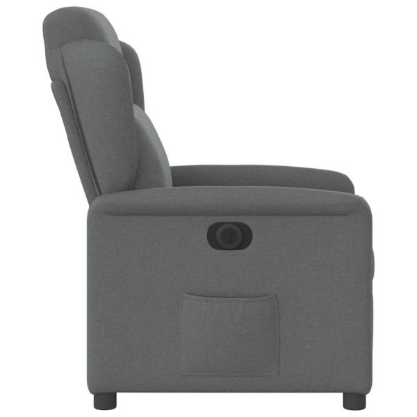 Fauteuil Stof Donkergrijs - Afbeelding 6