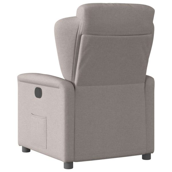 Fauteuil Verstelbaar Elektrisch Stof Taupe - Afbeelding 7