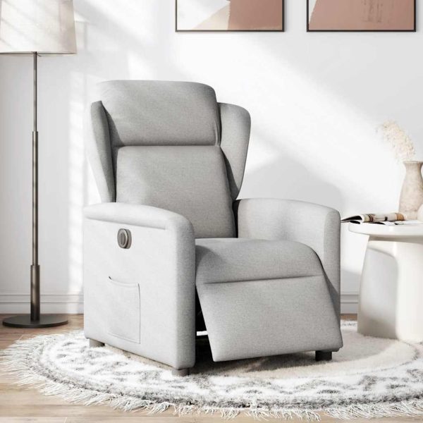 Fauteuil Stof Wolk Grijs Wolkengrijs - Afbeelding 2