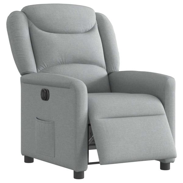 Fauteuil Stof Lichtgrijs - Afbeelding 3