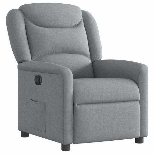 Fauteuil Stof Lichtgrijs - Afbeelding 4